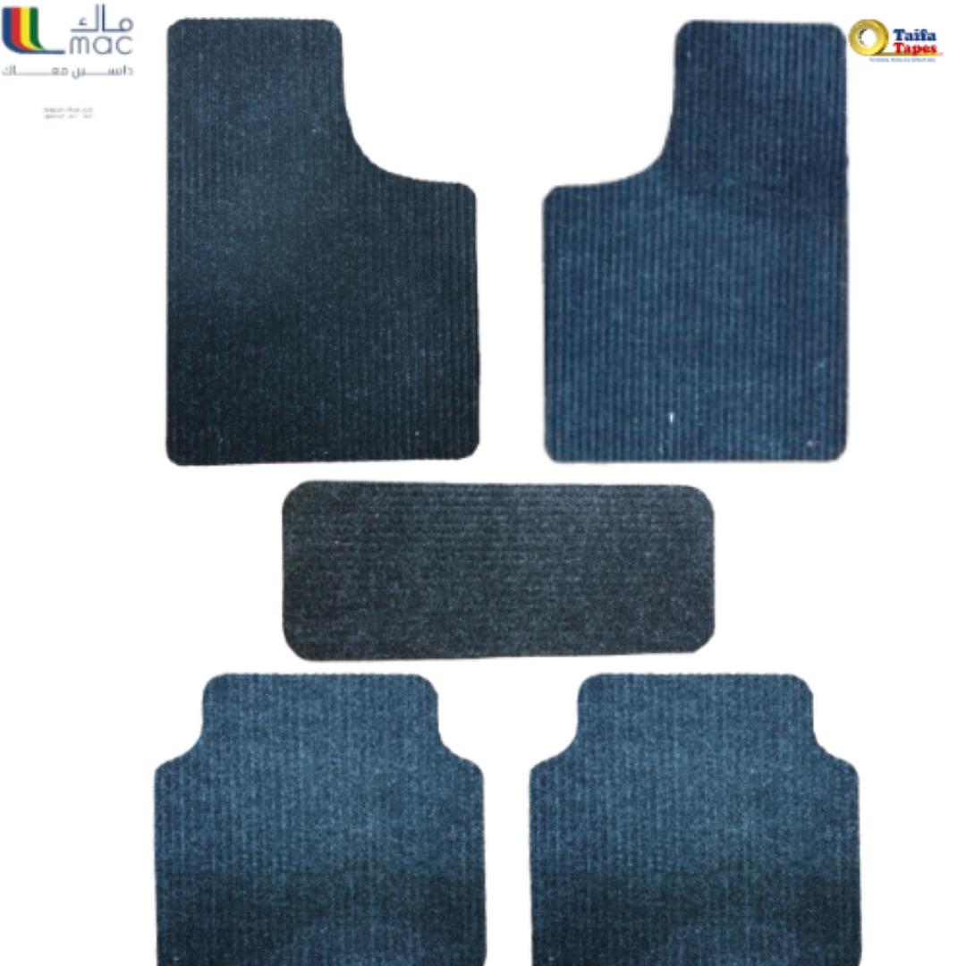 Mac Carpet CAR MATS FOR UNIVERSAL FIT CARS 5 PCS SET MAT WITH PVC WATERPROOF BACKING
