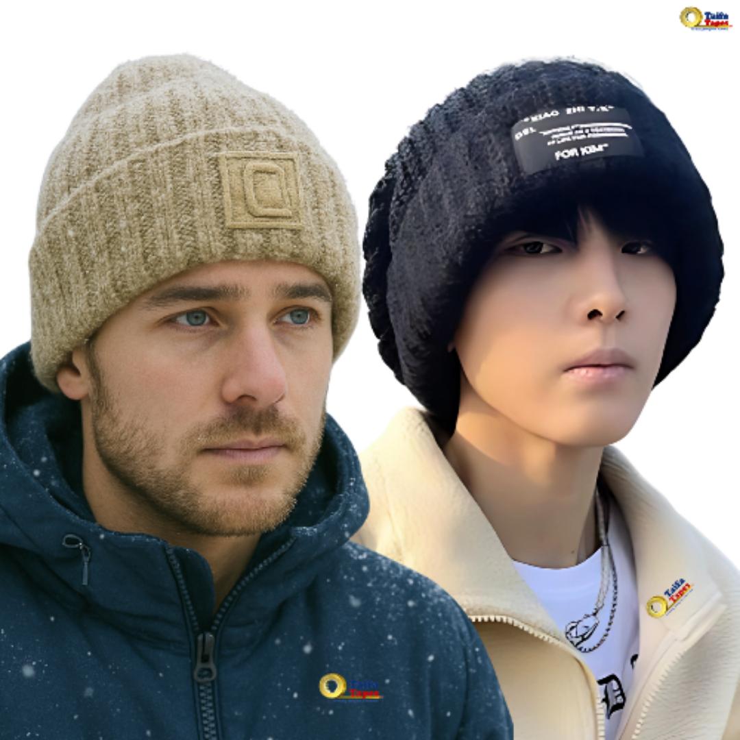 HATS FOR MEN WOMEN LADIES Unisex Chunky Knit Beanie Hat Fashion – Stylish, Warm & Cozy for All Seasons