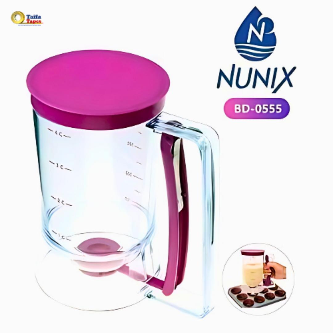 Nunix Precision Pour Baking Batter Dispenser – Effortless, Mess-Free Baking Mixing Bowl