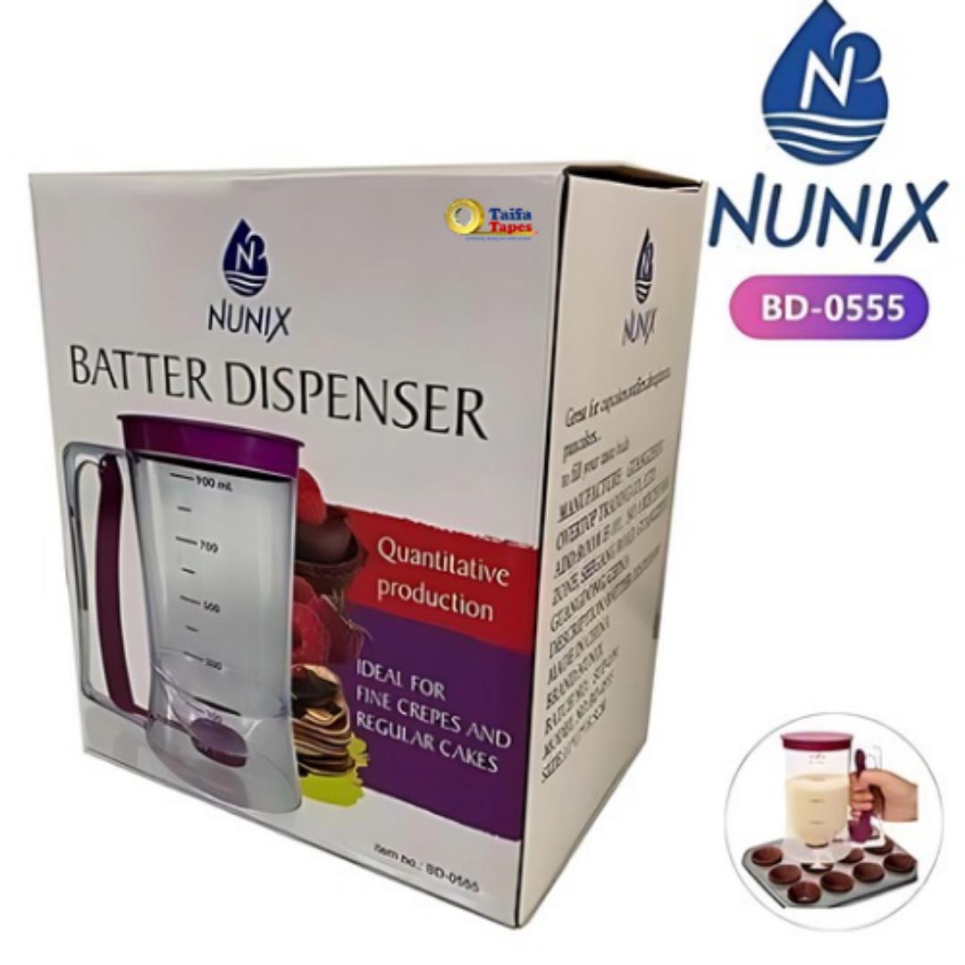 Nunix Precision Pour Baking Batter Dispenser – Effortless, Mess-Free Baking Mixing Bowl