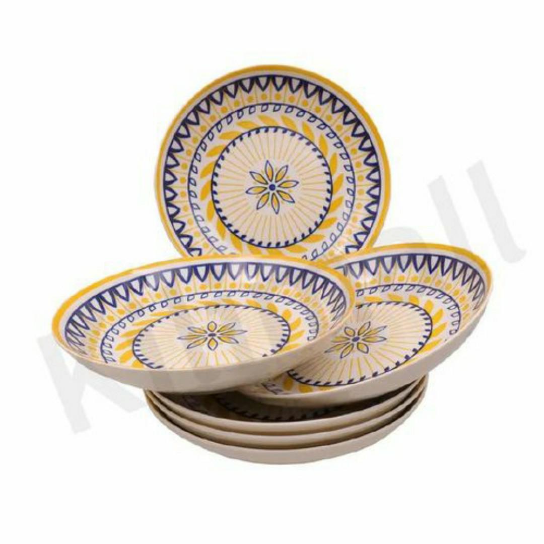 Nice One Set Of 6pcs Large Solid Classique Porcelain 9 INCH Dish Plates

- Premium Quality 6 PC Plate
