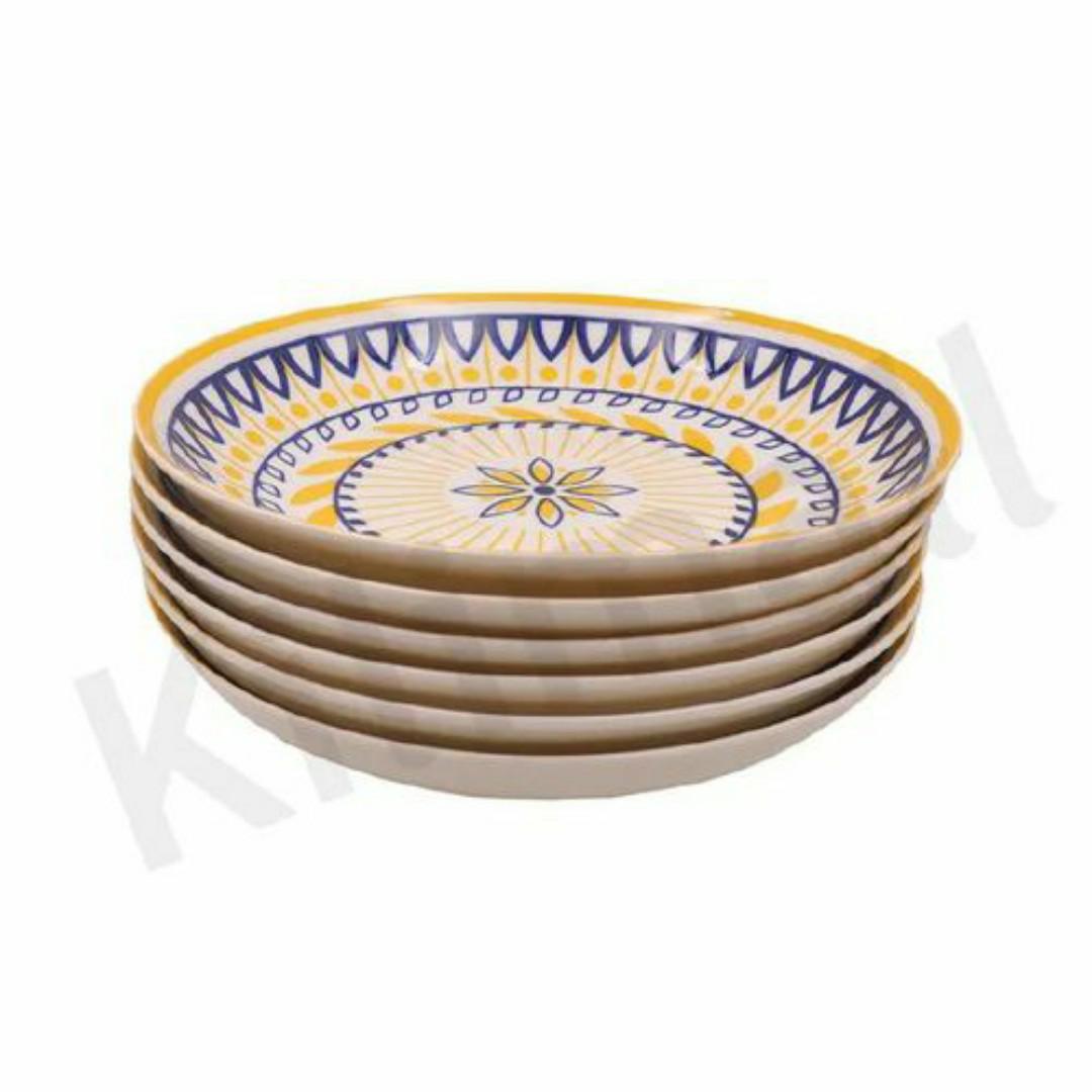 Nice One Set Of 6pcs Large Solid Classique Porcelain 9 INCH Dish Plates

- Premium Quality 6 PC Plate