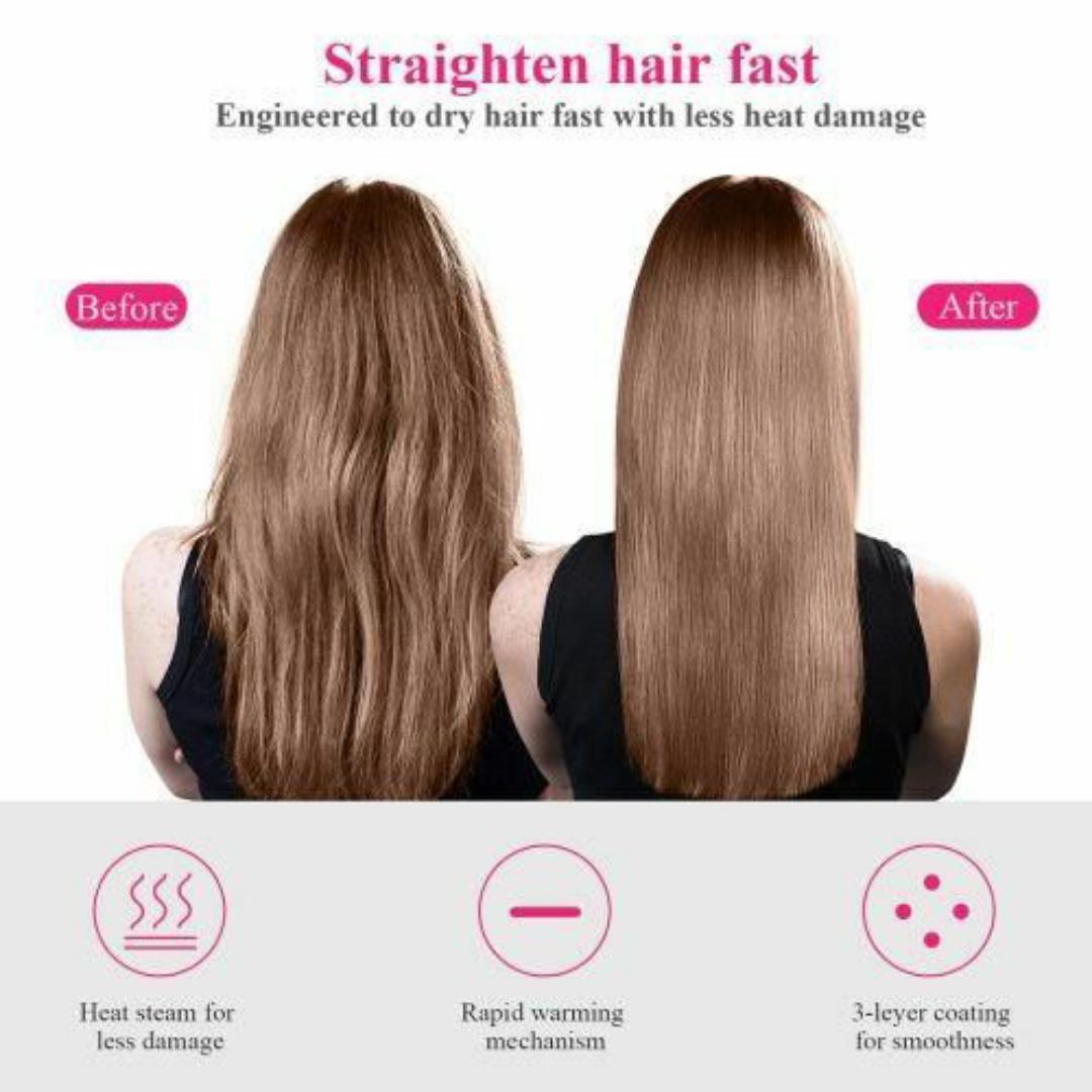 5-in-1 Hair Dryer Brush & Volumizer | Negative Ion Straightening Comb for Smooth, Frizz-Free Hair