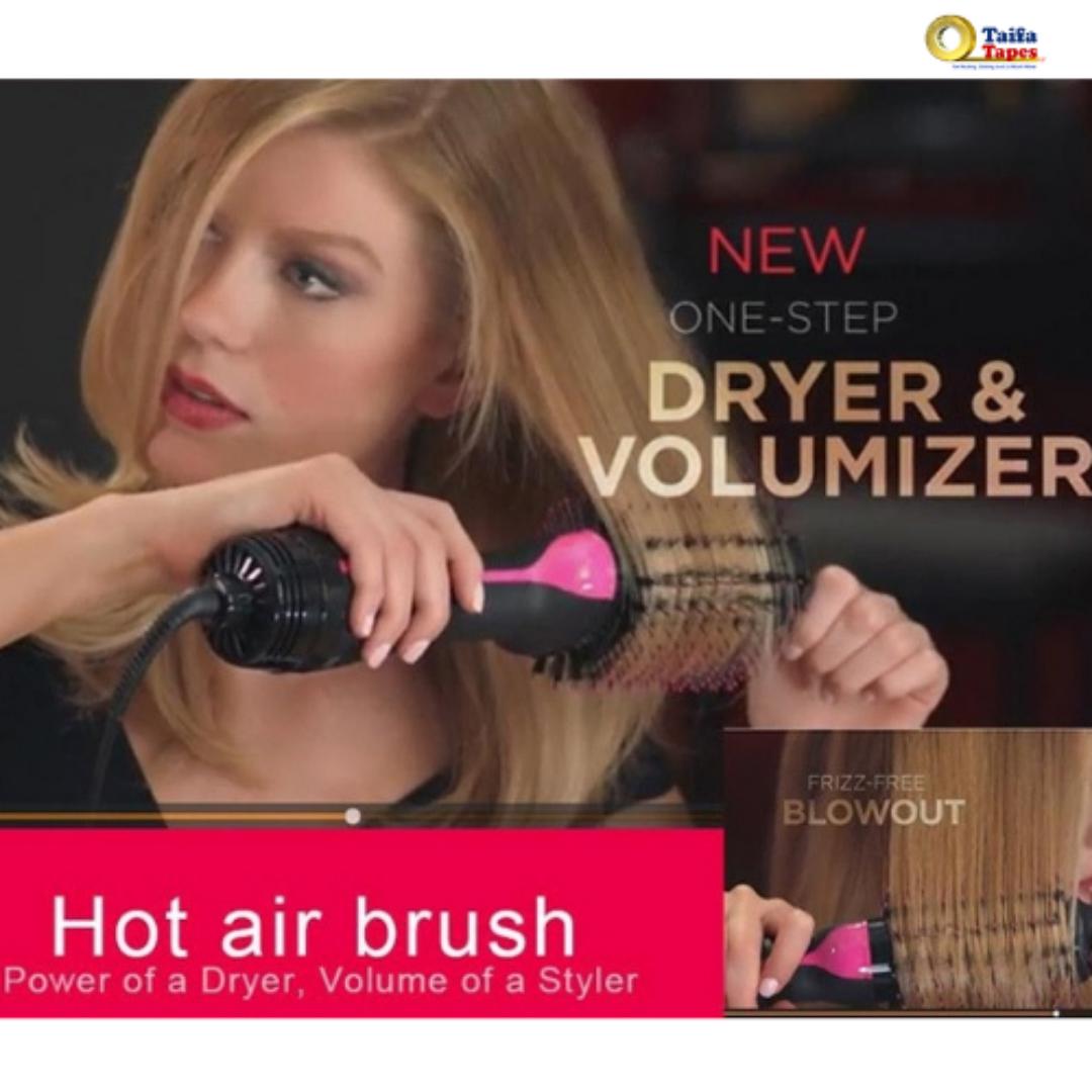 5 in 1 Professional Electric Hair Dryer Heated Hot Comb Hair Straightener Hot Air Brush Comb Ionic Volumizer