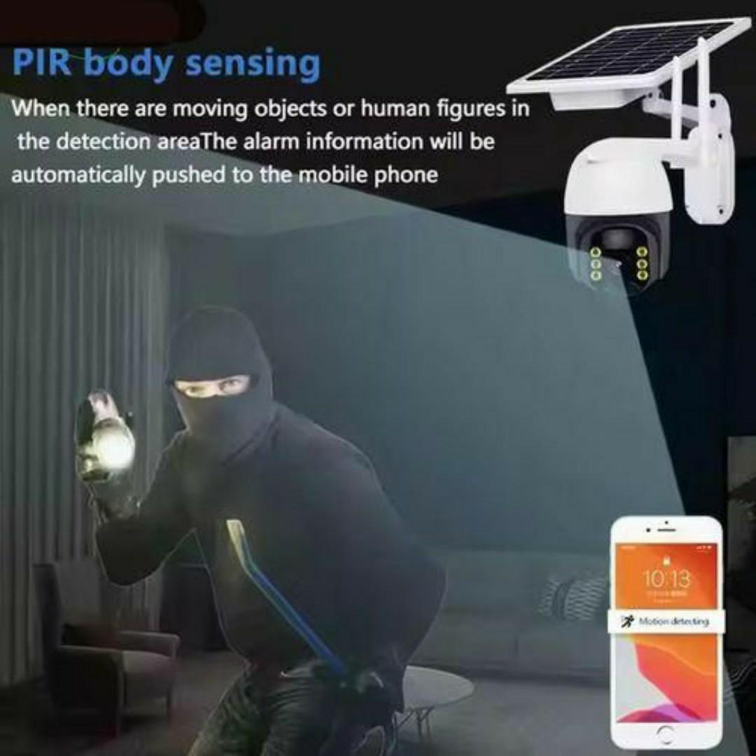 AI POWERED SOLAR CCTV SECURITY SURVEILLANCE CAMERA 1080P - ESEE CLOUD WATERPROOF SMART 360 PTZ HUMANOID TRACKING, MOTION DETECTION, LED FLOOD LIGHT, INFRARED NIGHT VISION & INTELLIGENT ALERT CAMERAS