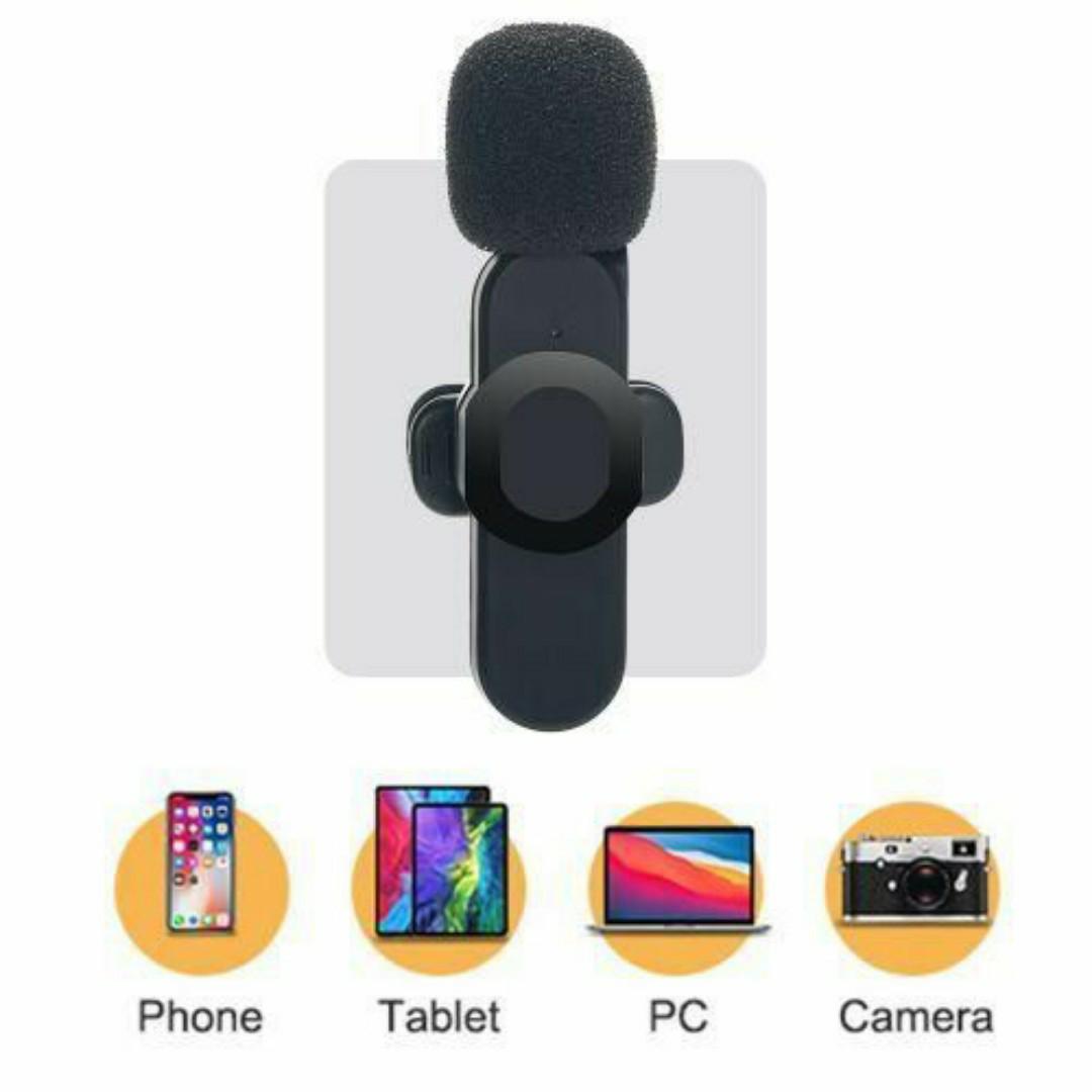 Wireless Lavalier Mini Microphone Duo Mic with USB-C & Lightning - Crystal Clear Audio for Vlogging, Interviews & Online Content