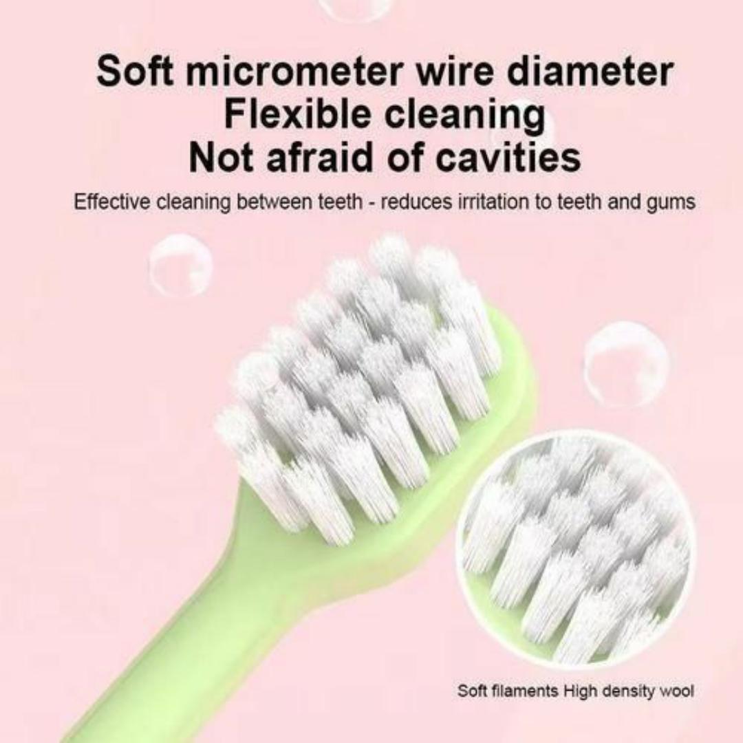10-Pack Colorful Kids Toothbrushes – Soft Bristles, Ergonomic Grip, Gentle Oral Care (Age 3+)