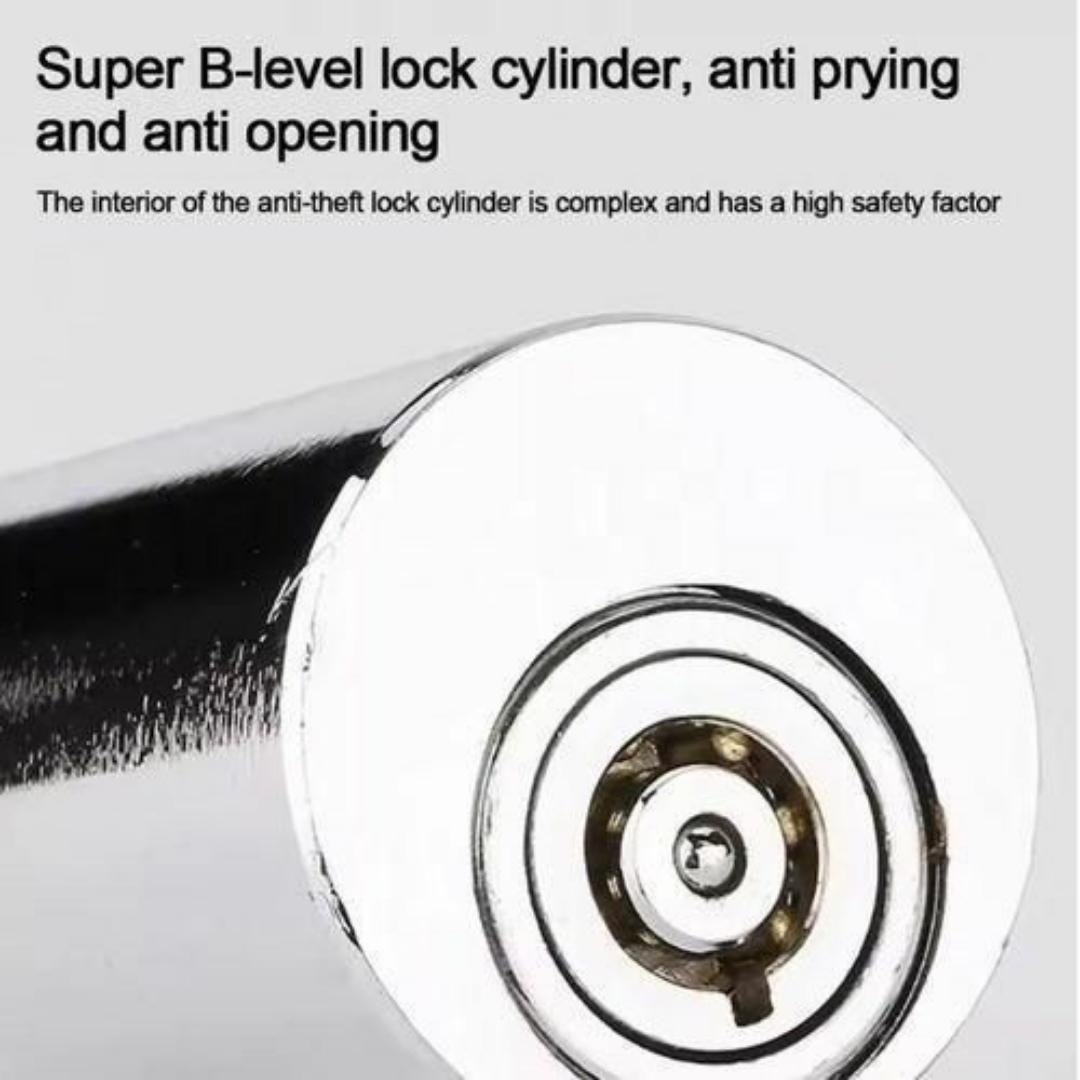 Heavy-Duty Waterproof Disc Brake Lock for Motorcycles, Bikes & Scooters – Anti-Theft Security with Steel Pin Protection
