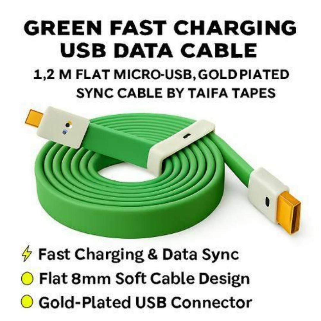 Vojo USB Sync & Charging Cable Type B - 1.2M, Gold-Plated Sync Cables