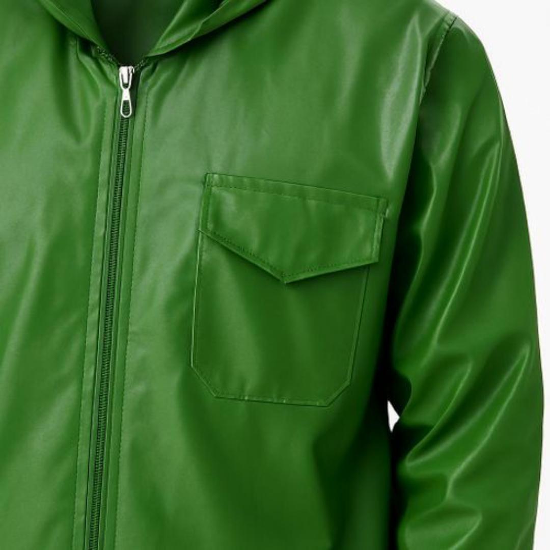 Waterproof Rain Suit with Hoodies for Women – Durable, Lightweight & Full Coverage Protection - Green Jacket & Pants - Rain Coat Set