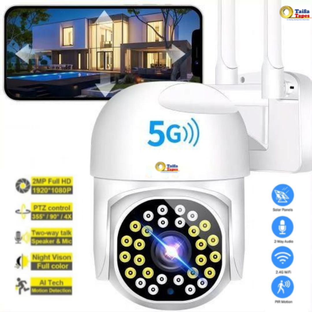 AI POWERED CCTV SECURITY SURVEILLANCE CAMERA 360 PANORAMIC PTZ HUMANOID TRACKING, MOTION DETECTION, INFRARED NIGHT VISION, TWO-WAY AUDIO COMMUNICATION - WATERPROOF SMART CAMERAS - ESEE CLOUD APP