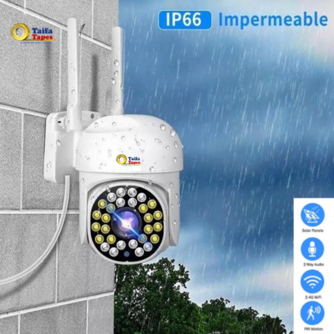 AI POWERED CCTV SECURITY SURVEILLANCE CAMERA 360 PANORAMIC PTZ HUMANOID TRACKING, MOTION DETECTION, INFRARED NIGHT VISION, TWO-WAY AUDIO COMMUNICATION - WATERPROOF SMART CAMERAS - ESEE CLOUD APP