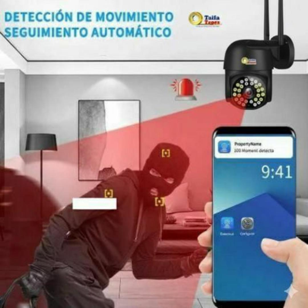 AI POWERED CCTV SECURITY SURVEILLANCE CAMERA 360 PANORAMIC PTZ HUMANOID TRACKING, MOTION DETECTION, INFRARED NIGHT VISION, TWO-WAY AUDIO COMMUNICATION - WATERPROOF SMART CAMERAS - ESEE CLOUD APP