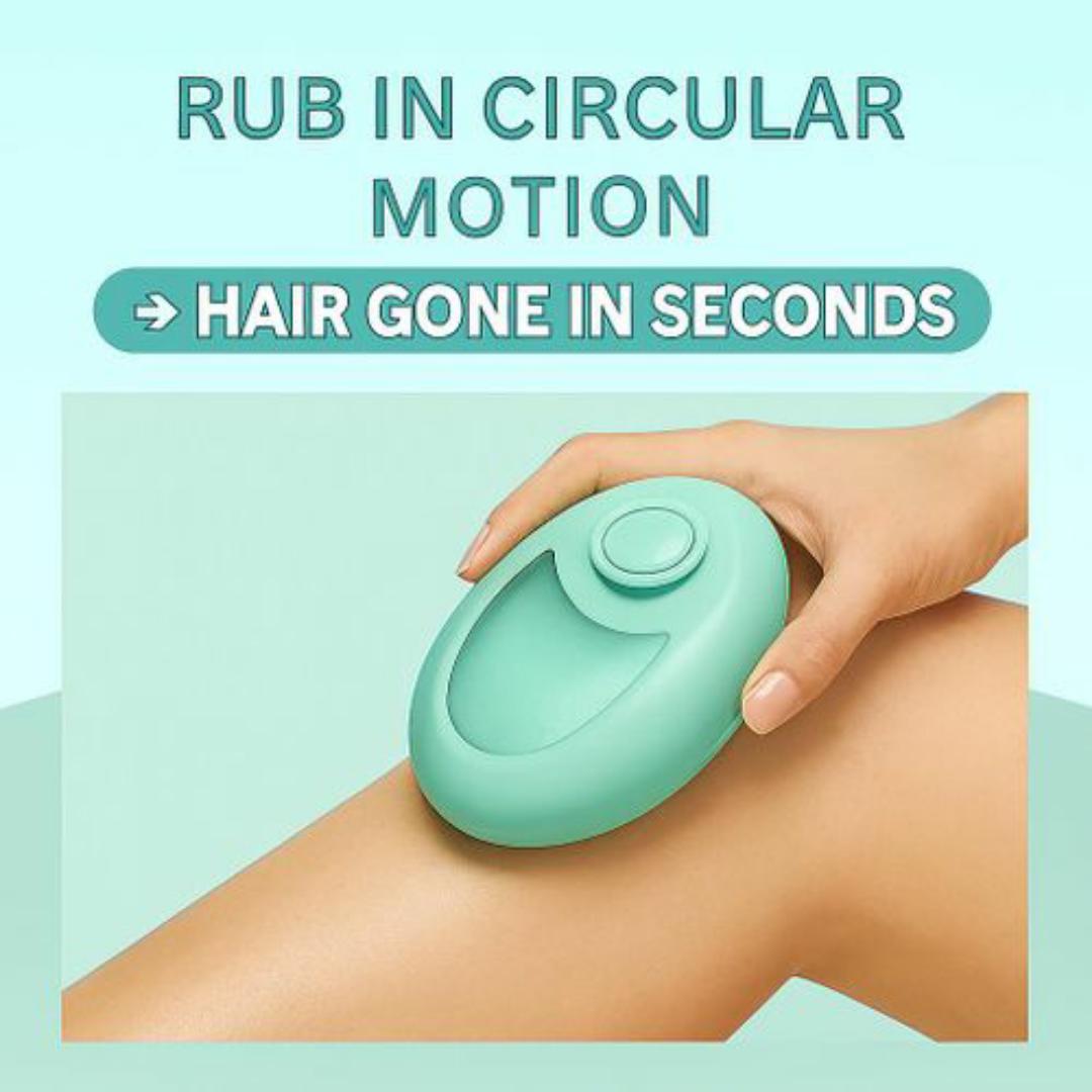 Crystal Hair Removal Nano Glass – Painless Exfoliating Hair Remover, Water Droplet Shape, Reusable & Eco-Friendly Body Shaver for Smooth Skin