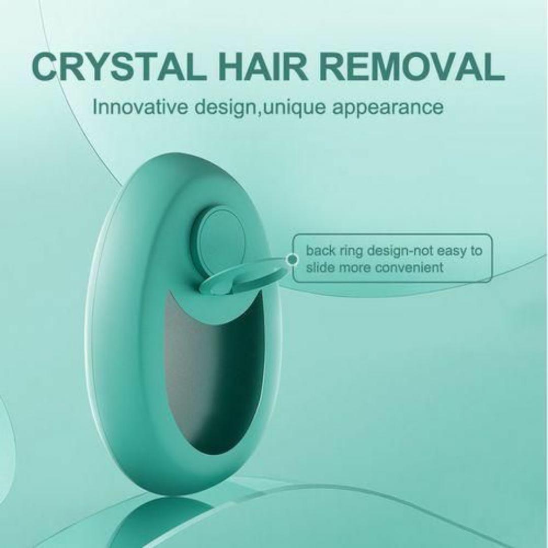 Crystal Hair Removal Nano Glass – Painless Exfoliating Hair Remover, Water Droplet Shape, Reusable & Eco-Friendly Body Shaver for Smooth Skin