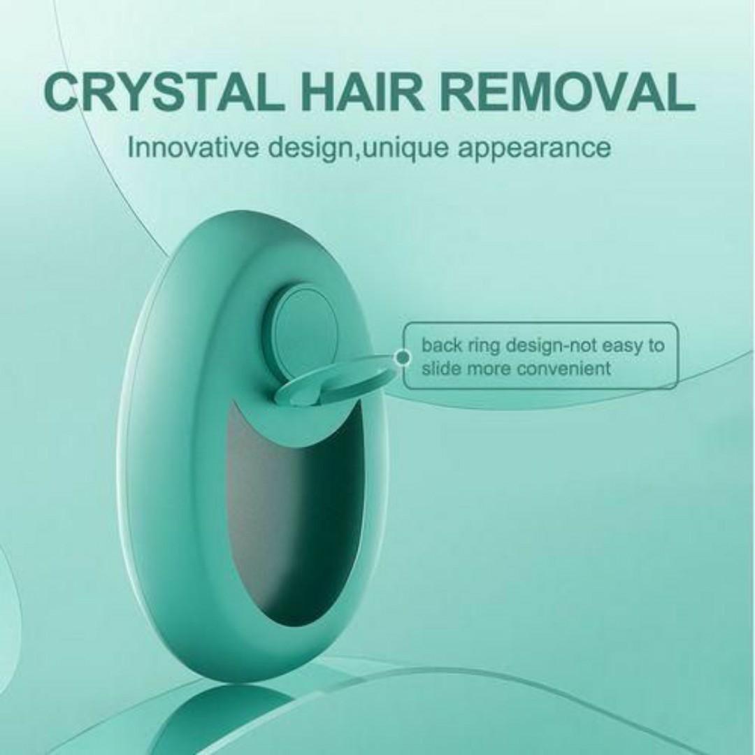 Epilator Crystal Hair Removal Nano Glass – Painless Exfoliating Hair Remover, Water Droplet Shape, Reusable & Eco-Friendly Body Shaver for Smooth Skin