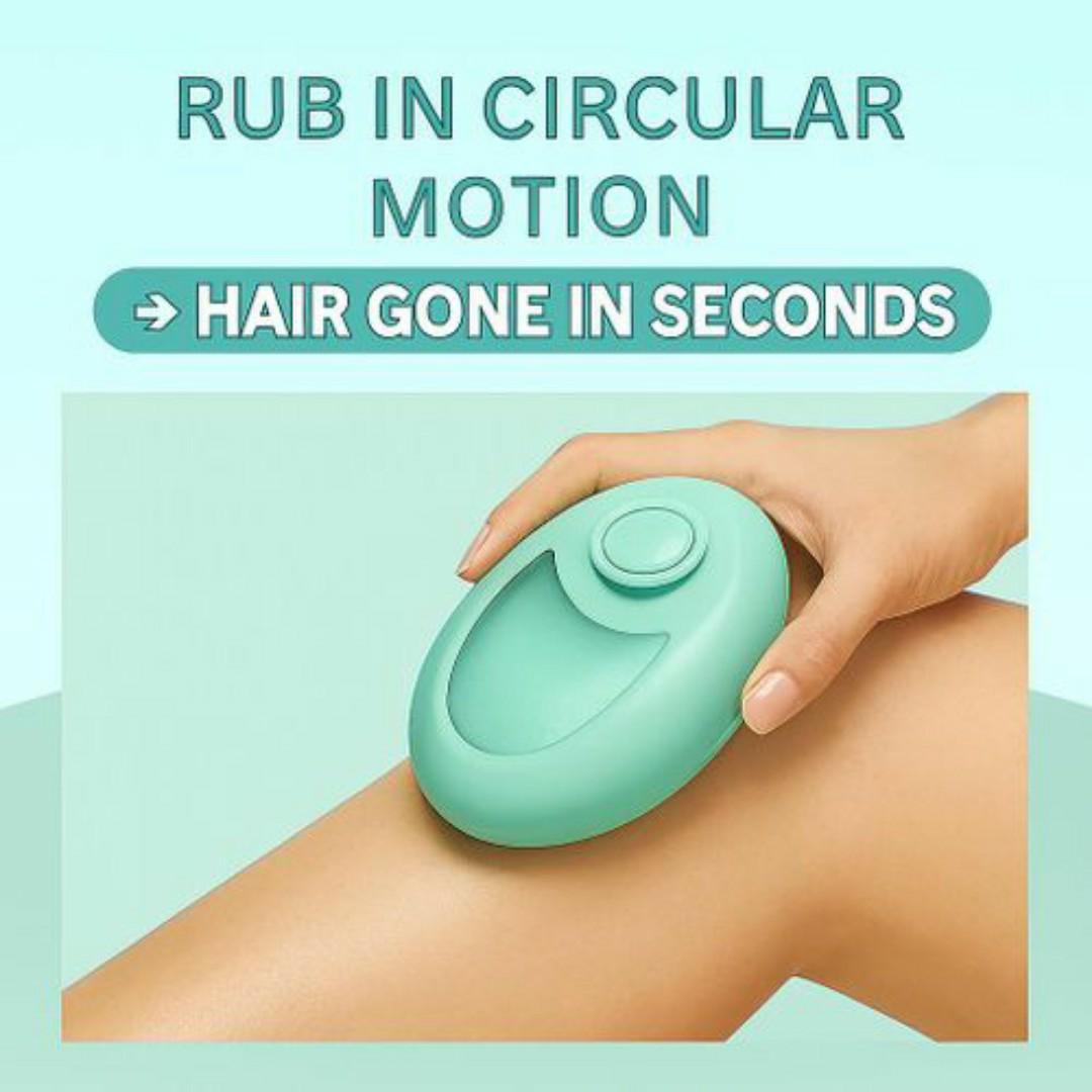 Epilator Crystal Hair Removal Nano Glass – Painless Exfoliating Hair Remover, Water Droplet Shape, Reusable & Eco-Friendly Body Shaver for Smooth Skin