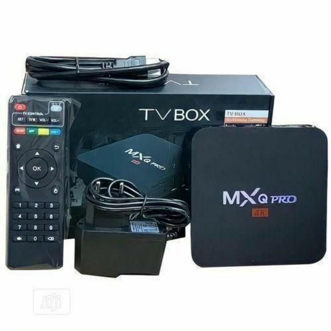 Mxq Pro 4K 5G Android TV Smart Box - Transform your Digital TV into a SMART entertainment hub with the MXQ-Pro 1GB RAM + 8GB ROM