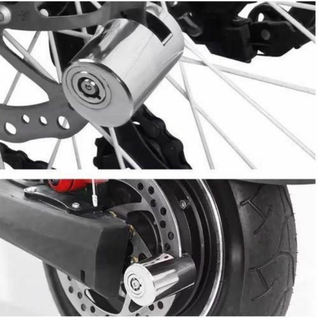 Heavy-Duty Waterproof Disc Brake Lock for Motorcycles, Bikes & Scooters – Anti-Theft Security with Steel Pin Protection