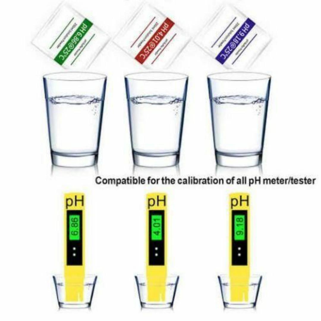 DIGITAL ATC PH METER + TDS EC TEMPERETURE METER Water Quality Test - Buffer Powders & Batteries
