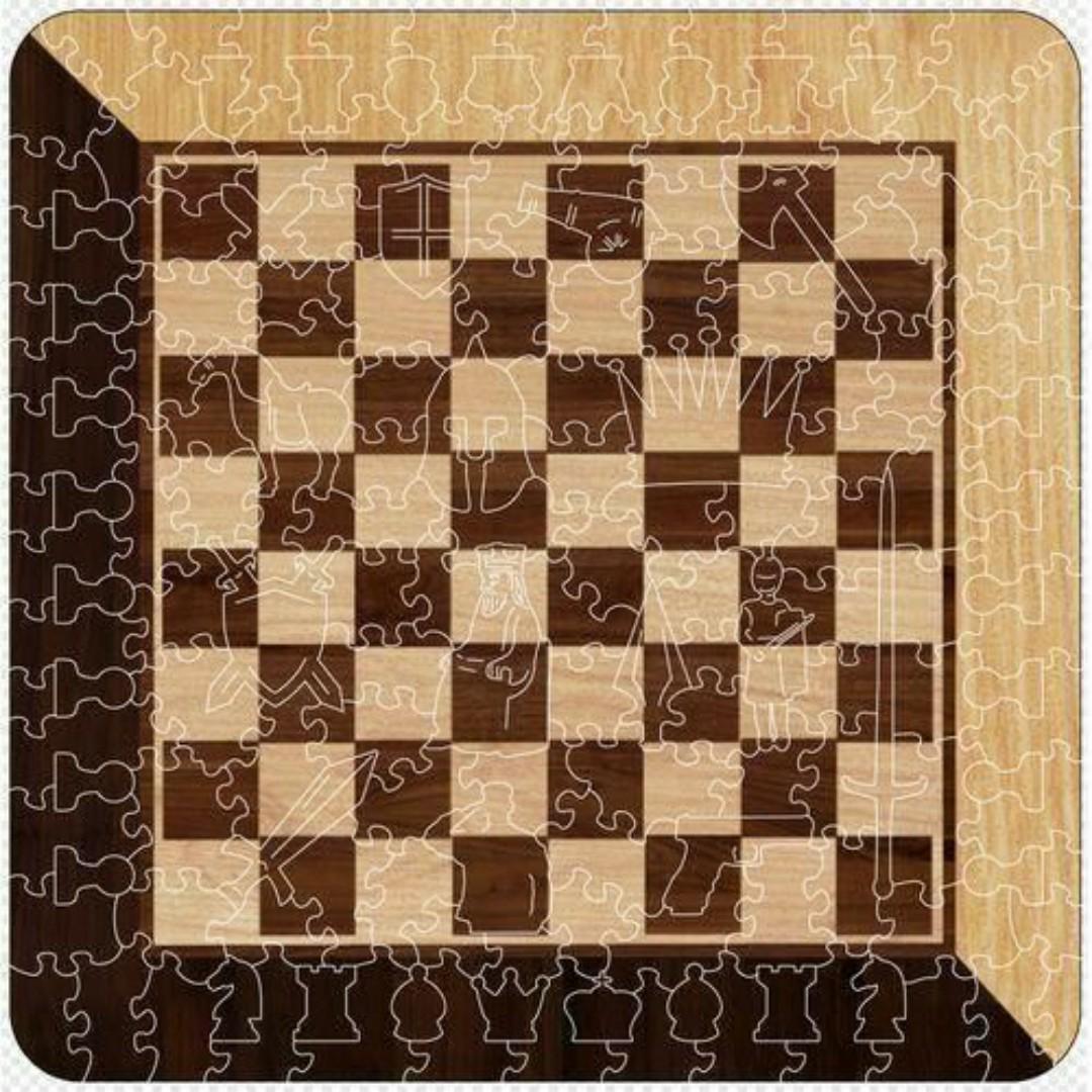 3-in-1 Wooden Chess Set Puzzle Game - Classic Board Game for Adults & Kids - Educational & Portable Travel Chess Checker Board