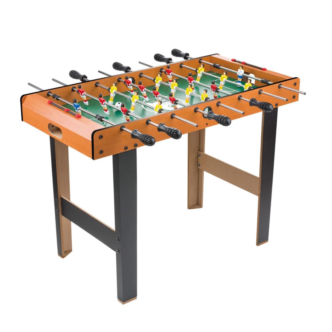 Pro Wooden Arcade Foosball Table Family Game - Durable MDF, Smooth Rods, Score Counters, Indoor Entertainment - Full Sized Soccer Football Table Game