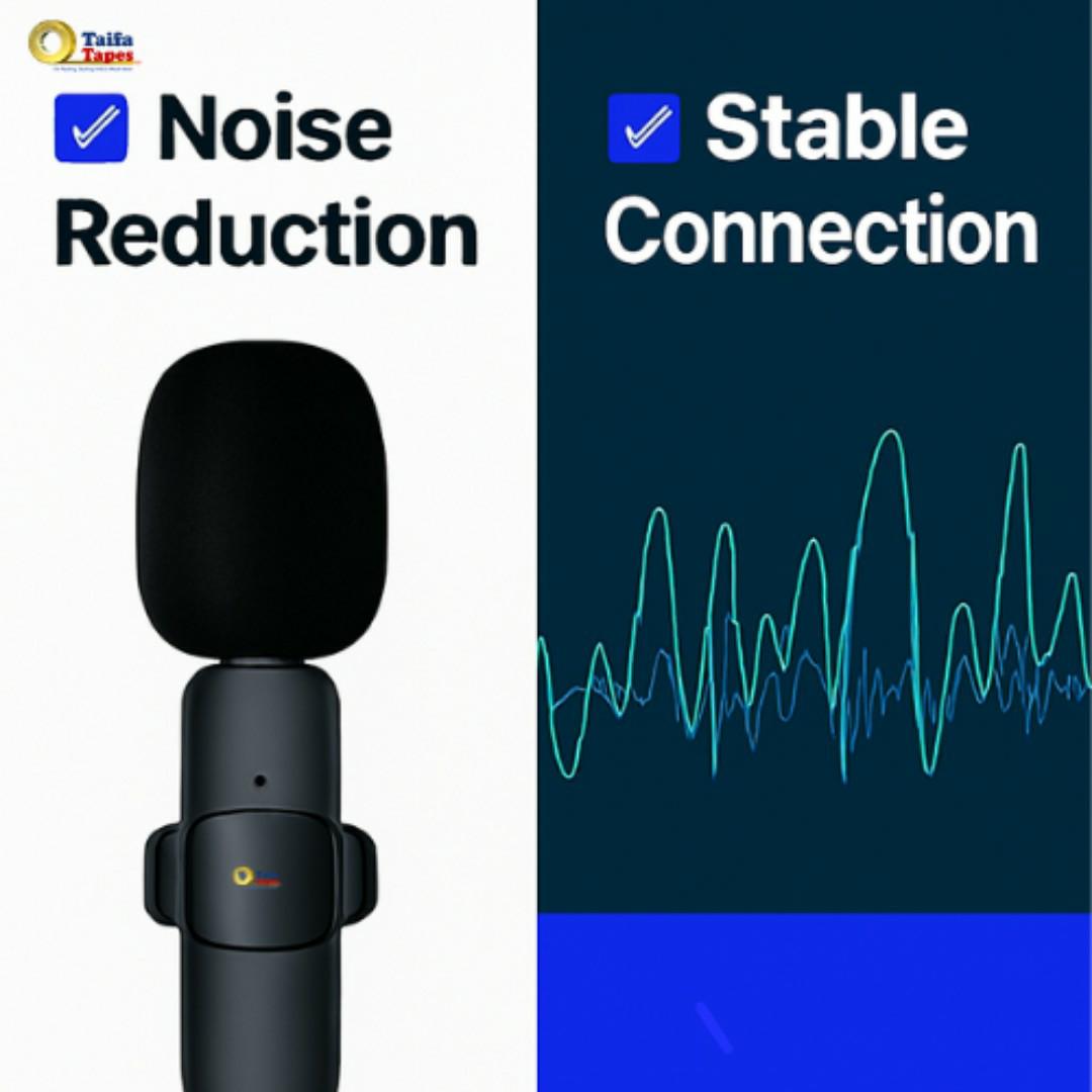 Wireless Lavalier Mini Microphone Duo with USB-C & Lightning - Crystal Clear Audio for Vlogging, Interviews & Online Content

- 2 in 1 Mic Widely Compatible: Android, IOS, Laptops or Computer