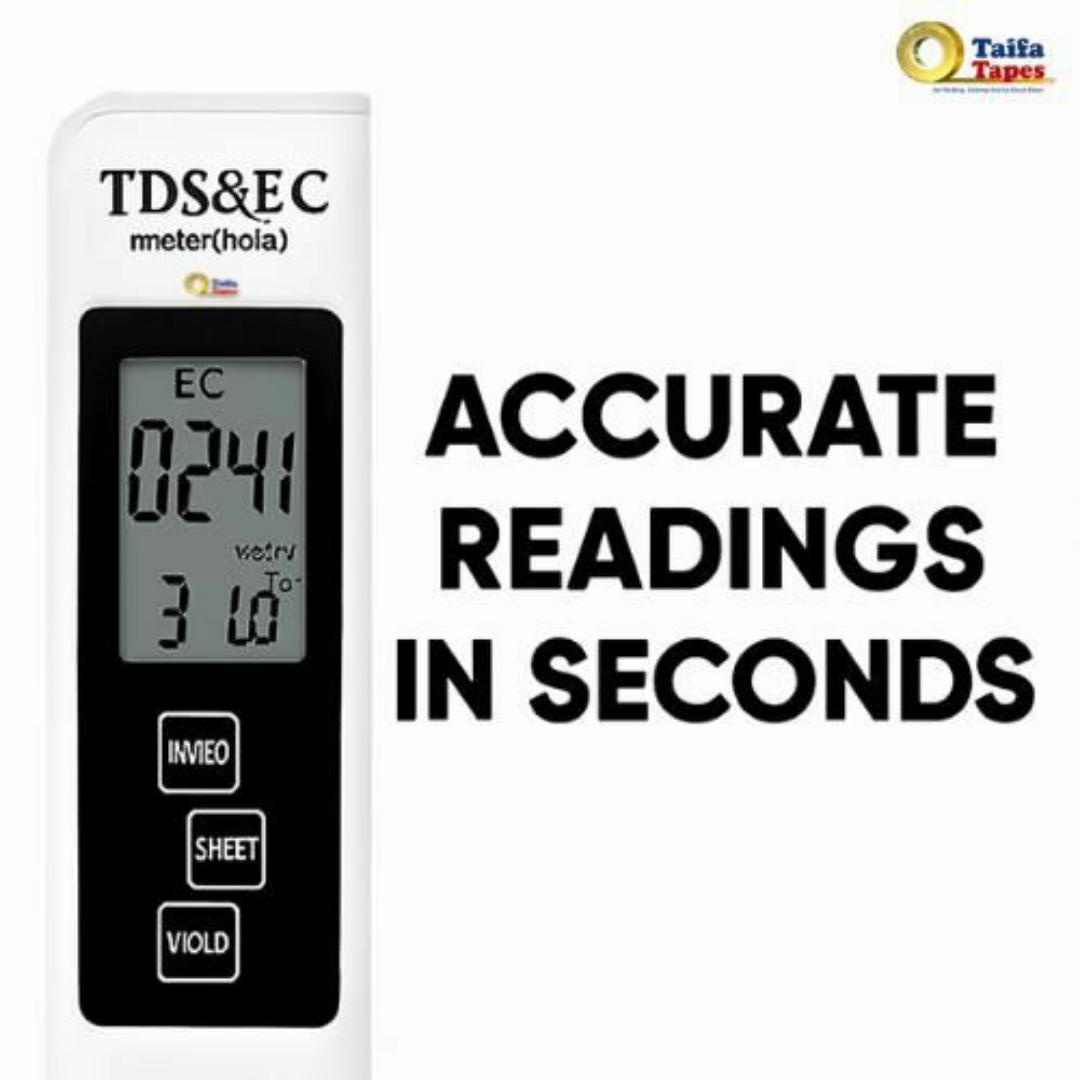 TDS & EC Meter + Digital pH Meter Pen – Accurate Water Quality Tester (0.00–14.00 pH) for Drinking Water, Aquarium, Hydroponics, Pool & Lab – Portable with Calibration Function