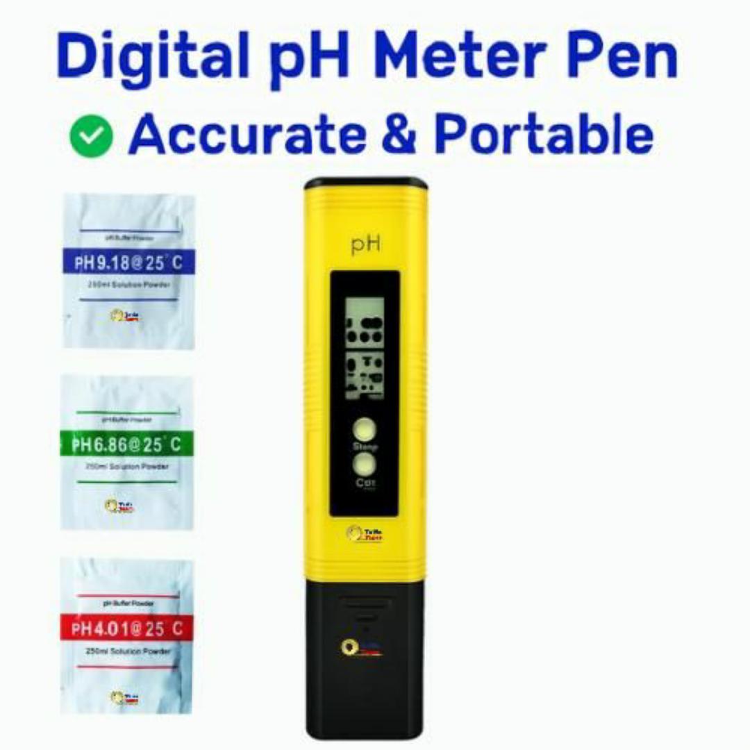 TDS & EC Meter + Digital pH Meter Pen – Accurate Water Quality Tester (0.00–14.00 pH) for Drinking Water, Aquarium, Hydroponics, Pool & Lab – Portable with Calibration Function