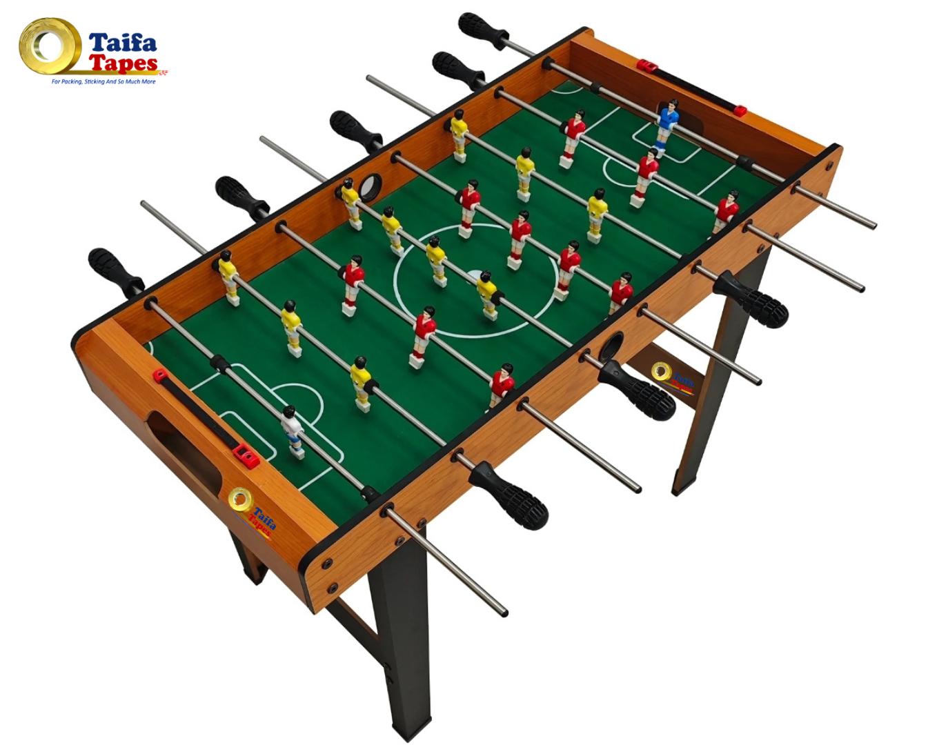 Pro Wooden Foosball Table Family Game - Durable MDF, Smooth Rods, Score Counters, Indoor Entertainment - Full Sized Soccer Arcade Football Table Board Game