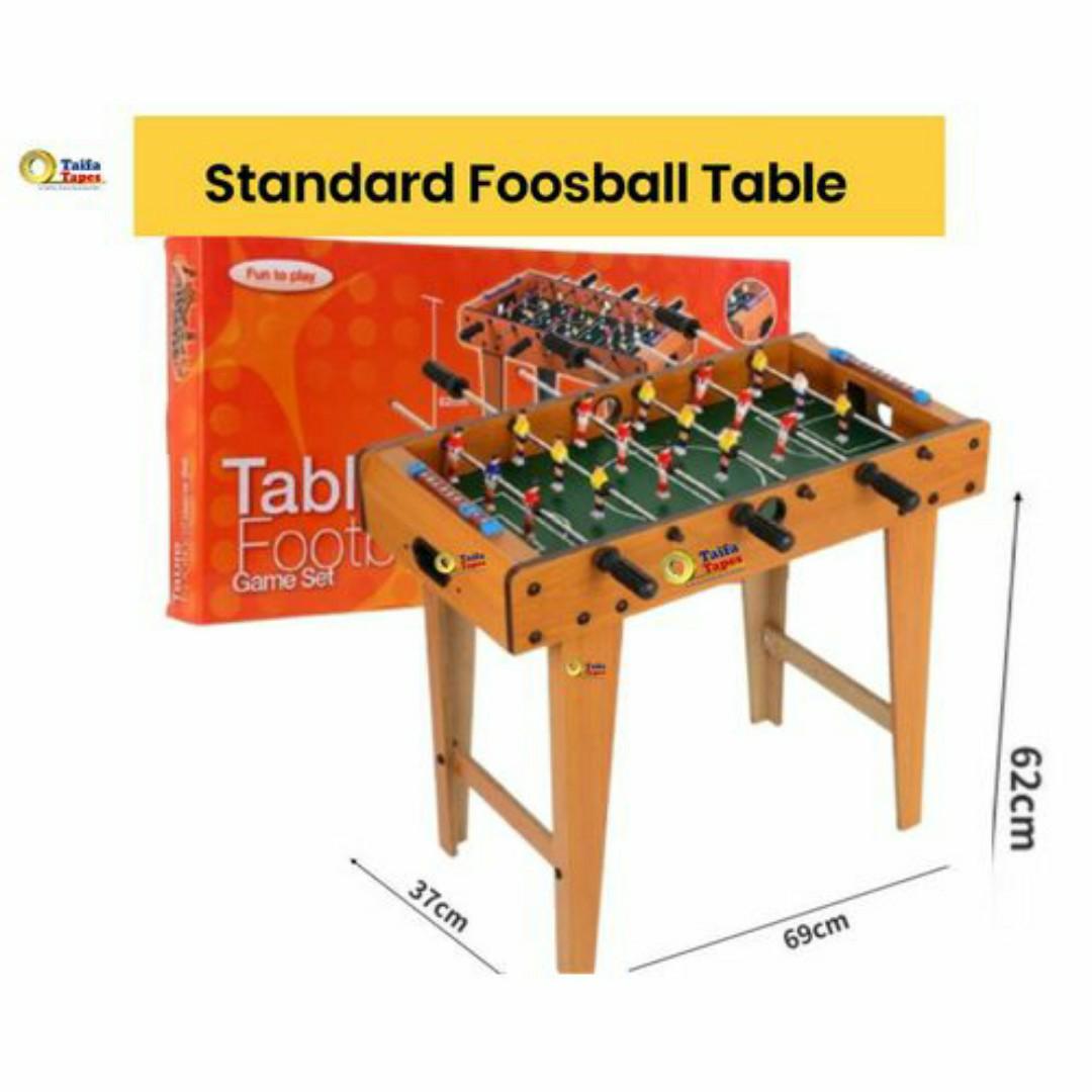 Pro Wooden Foosball Table Family Game - Durable MDF, Smooth Rods, Score Counters, Indoor Entertainment - Full Sized Soccer Arcade Football Table Game
