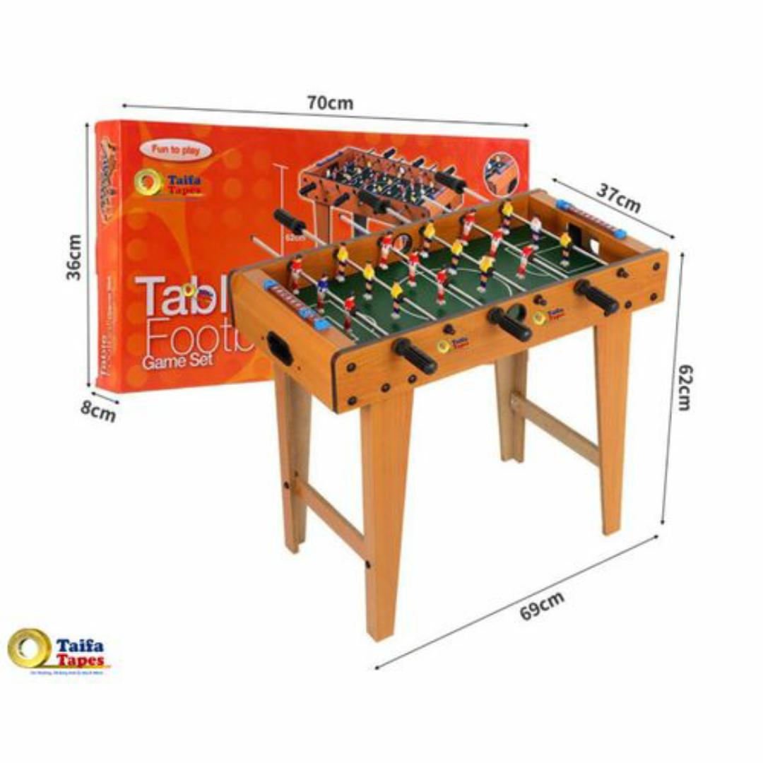 Pro Wooden Arcade Foosball Table Game - Durable MDF, Smooth Rods, Score Counters, Indoor Entertainment - Full Sized Soccer Football Table Board Game