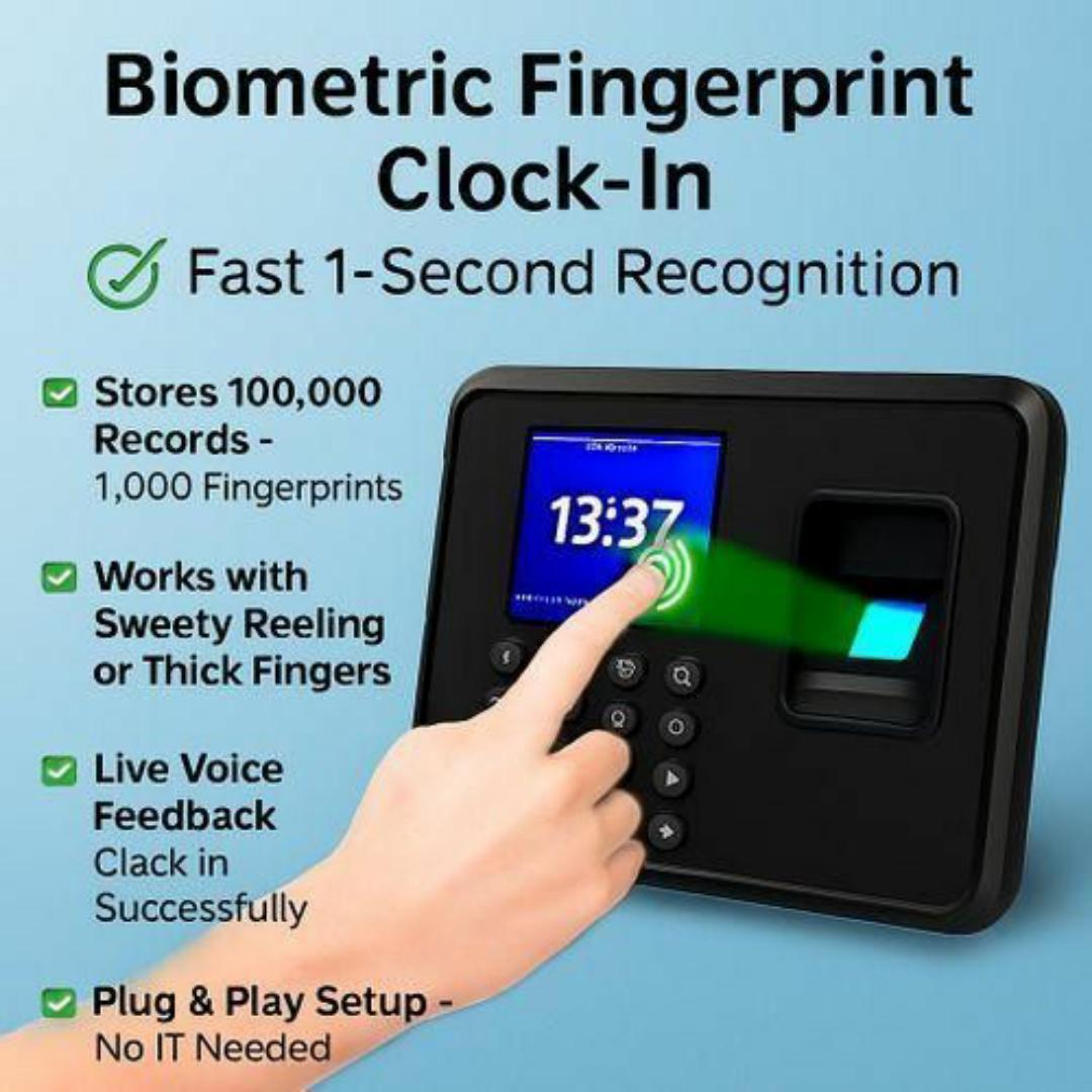 Best price for Smart Fingerprint Time Attendance Machine - Biometric ...