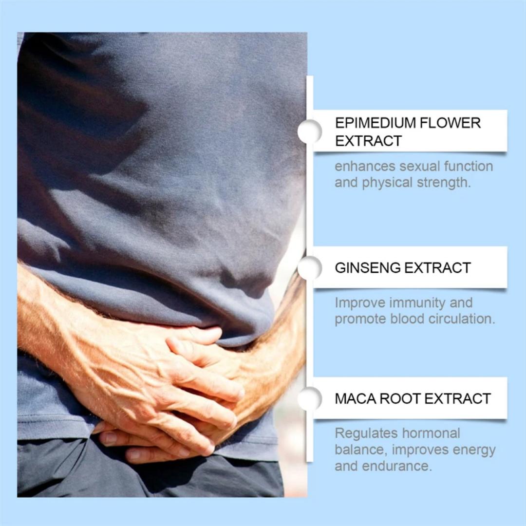 Eelhoe Men’s Prostate Health Patch – Boost Vitality & Performance, Ease Discomfort & Support Wellness  Ginseng & Saw Palmetto – 6pcs for Male Wellness & Comfort