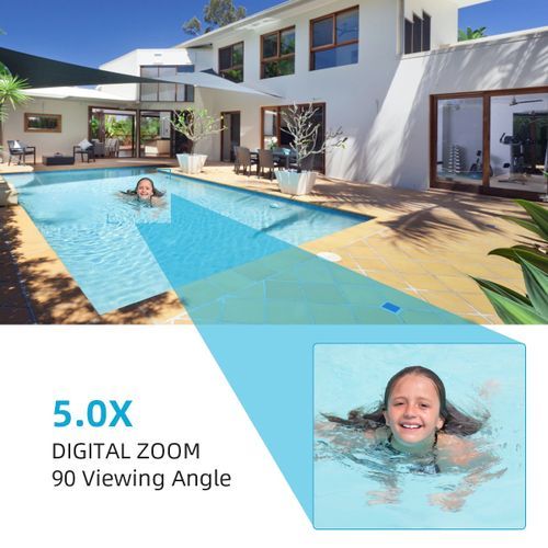 AI-Powered 360° PTZ SMART CCTV Security Surveillance Camera – Night Vision, Two-Way Audio & Smart Alerts Waterproof Cameras 1080P HD