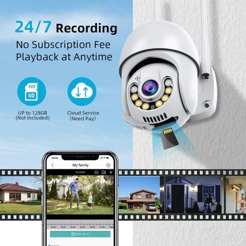 4K ICSEE AI Smart CCTV Camera – ✅ 360 PTZ, Night Vision, Human Detect, Waterproof, Wireless WiFi Security Cameras HD, Smartphones App - Home & Office Surveillance Cameras AI Powered Humanoid Tracking