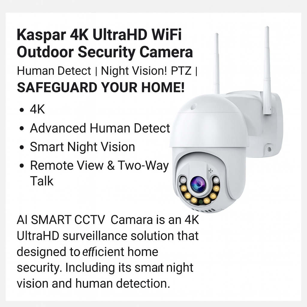 4K ICSEE AI Smart CCTV Camera – ✅ 360 PTZ, Night Vision, Human Detect, Waterproof, Wireless WiFi Security Cameras HD, Smartphones App - Home & Office Surveillance Cameras AI Powered Humanoid Tracking
