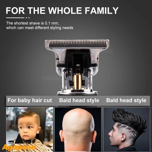 Precision Beard & Hair Trimmer Clipper for Men – Rechargeable Electric Shaving Machine, 4 Combs, Artistic Grooming Tool