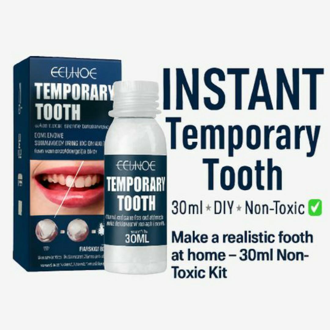 Eelhoe DIY Moldable False Teeth - 30ml Thermal Forming Temporary Tooth Replacement & Fillings - Instant Smile Repair - White Teeth