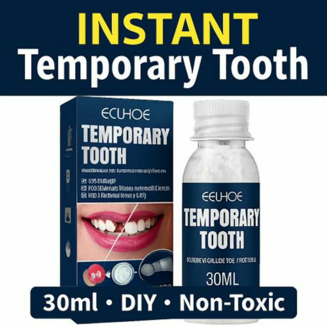 Eelhoe DIY Moldable False Teeth - 30ml Thermal Forming Temporary Tooth Replacement & Fillings - Instant Smile Repair - White Teeth