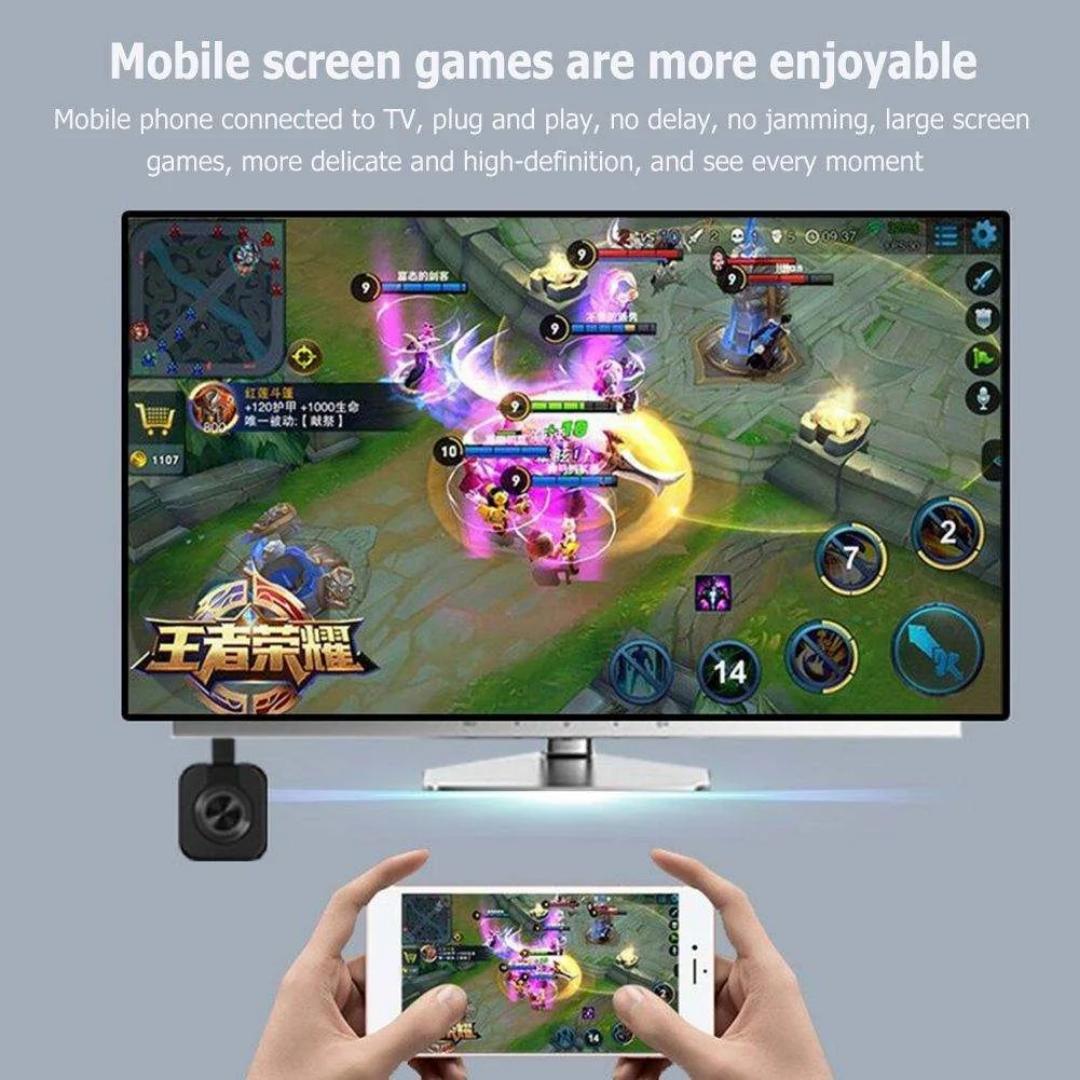 Anycast 1080P HDMI Plug & Play WiFi Secreen Mirror Display Miracast TV Stick For Smartphones, Tablets & Laptops Casting to TV & Projectors