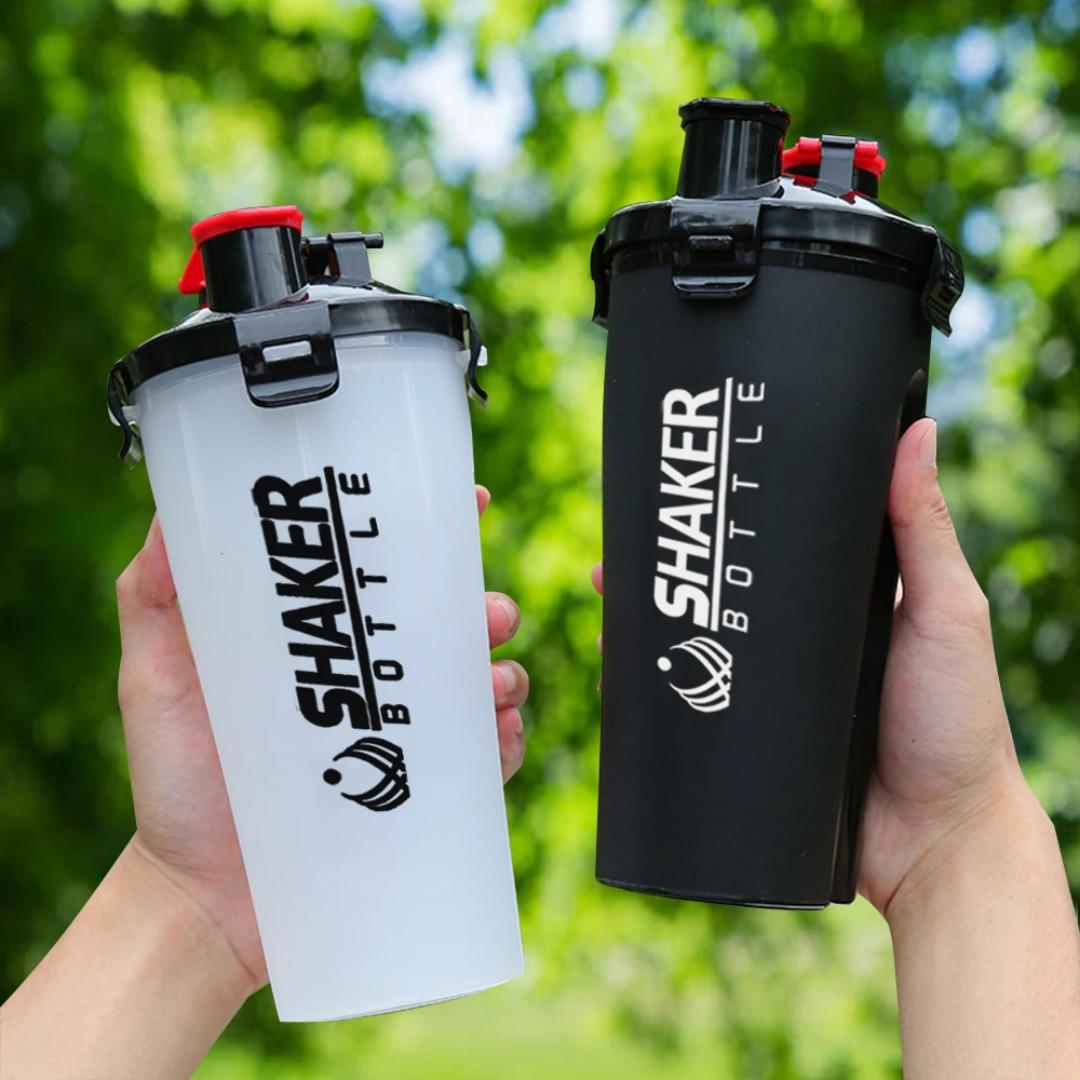 THE PUMP LAB Premium Shaker Bottle - 700ml Leak Proof Protein Shake Mixer with Flip Cap & Carry Handle – Gym & Fitness Water Bottle