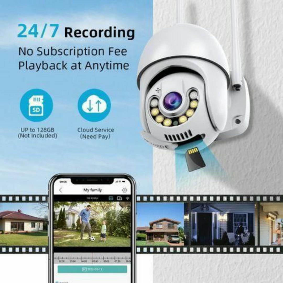 4K ICSEE AI Smart CCTV Camera – ✅ 360 PTZ, Night Vision, Human Detect, Waterproof, Wireless WiFi Security Cameras HD, Smartphones App - Home & Office Surveillance Cameras AI Powered Humanoid Tracking