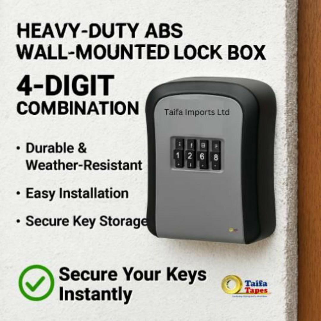 Tamper-Proof Money Key Lockbox Piggy Bank – Save / Secure Smart with 4-Digit Code Protection Safe Lock Box