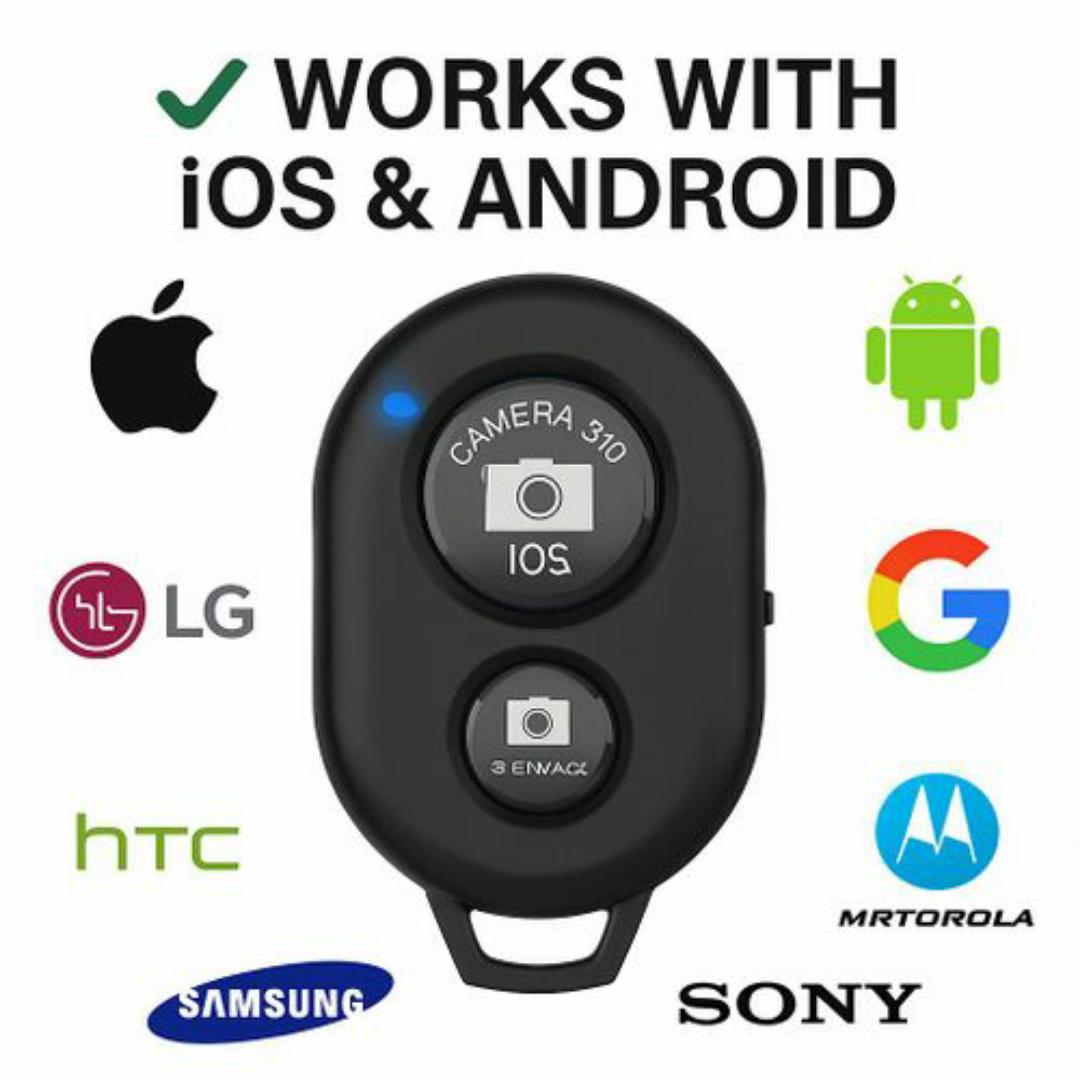 Smartphone Bluetooth Camera Remote – Universal Compatible with iPhone, Samsung, Huawei & More