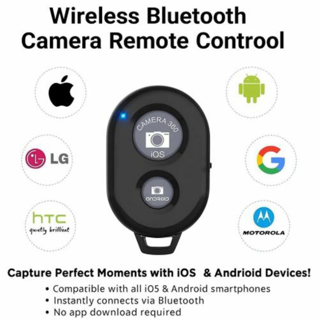 Smartphone Bluetooth Camera Remote – Universal Compatible with iPhone, Samsung, Huawei & More