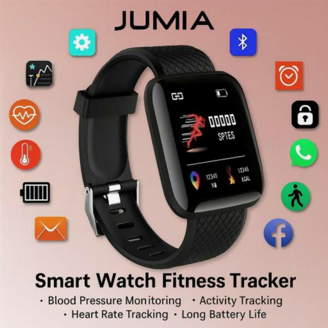 SMART WATCH BLOOD PRESSURE MONITOR HEART RATE MONITOR - USB RECHARGEABLE