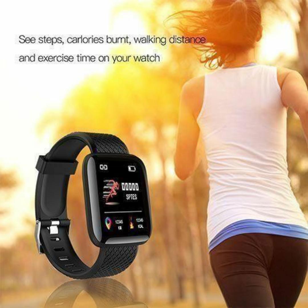 Smartfit™ Fitness Smartwatch - Heart Rate, Sleep, Steps, Calls, Social Alerts - Smart Sports Watches for Men / Ladies Women