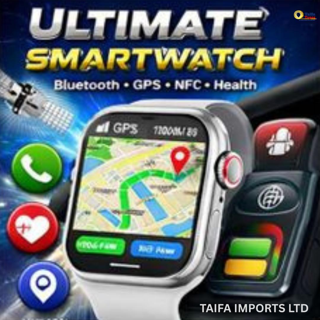 SmartFit™ Fitness Smartwatch - BP Heart Rate, Sleep, Steps, Bluetooth Calls, Social Alerts - Sports Watches for Men / Ladies / Women