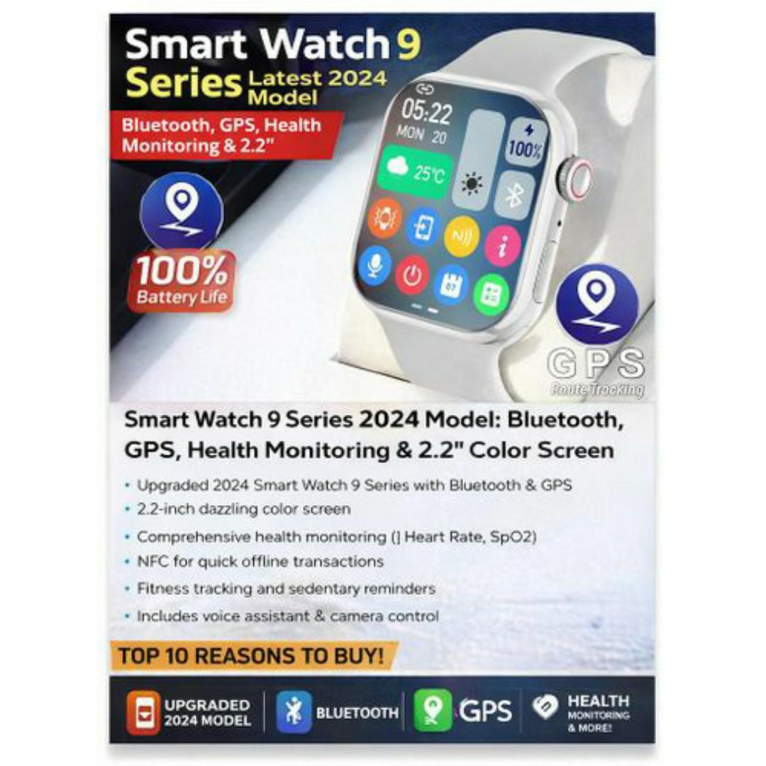 SmartFit™ Fitness Smartwatch - BP Heart Rate, Sleep, Steps, Bluetooth Calls, Social Alerts - Sports Watches for Men / Ladies / Women
